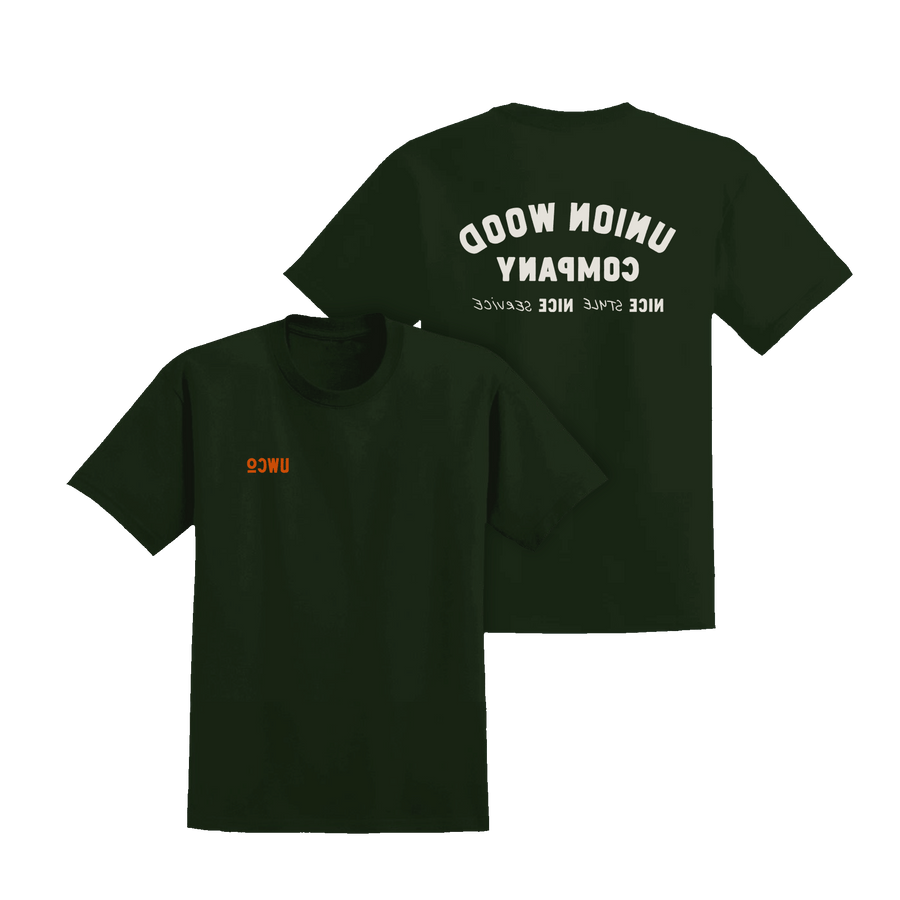 dark green t-shirt