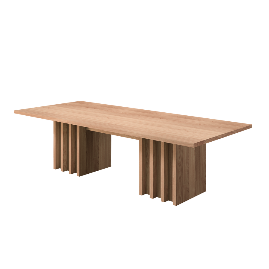 solid wood dining table