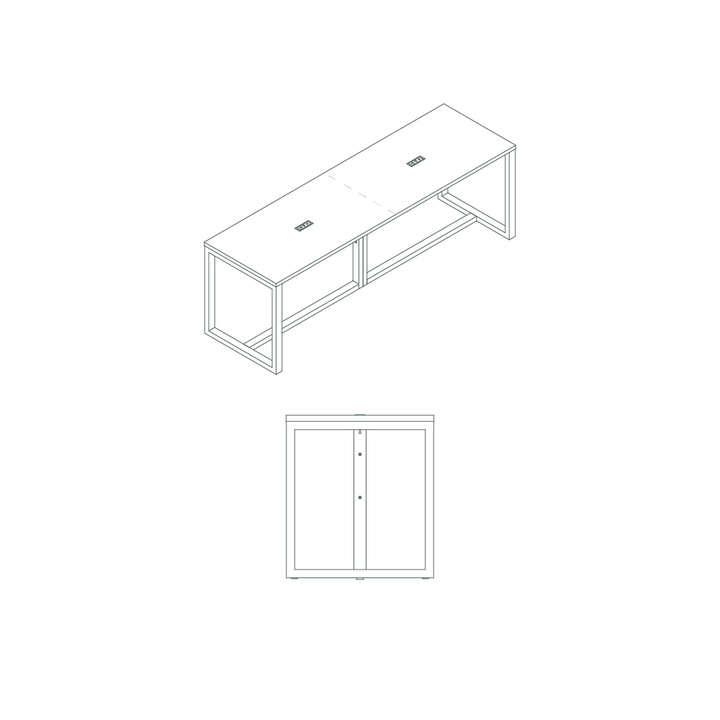 stable standing table drawings